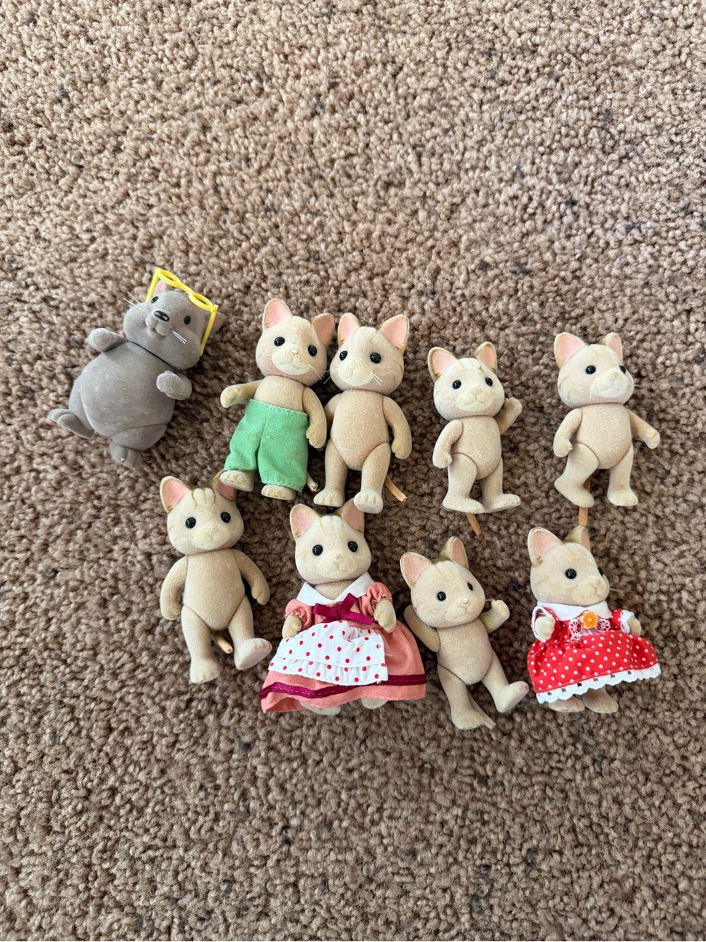 Calico Critters 8 cat and mouse